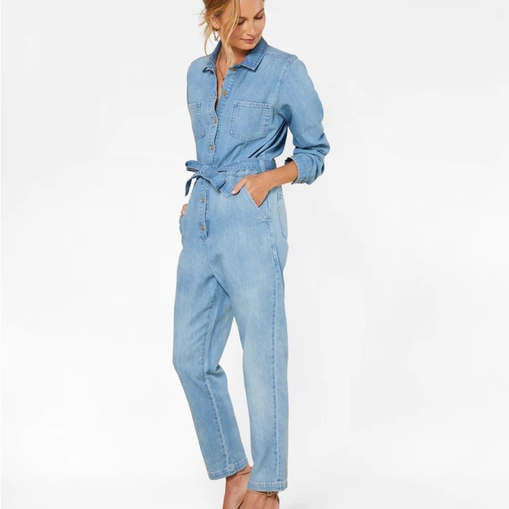 Outerknown Wyatt Denim jumpsuit size medium NWT - Price firm - Picture 5 of 7
